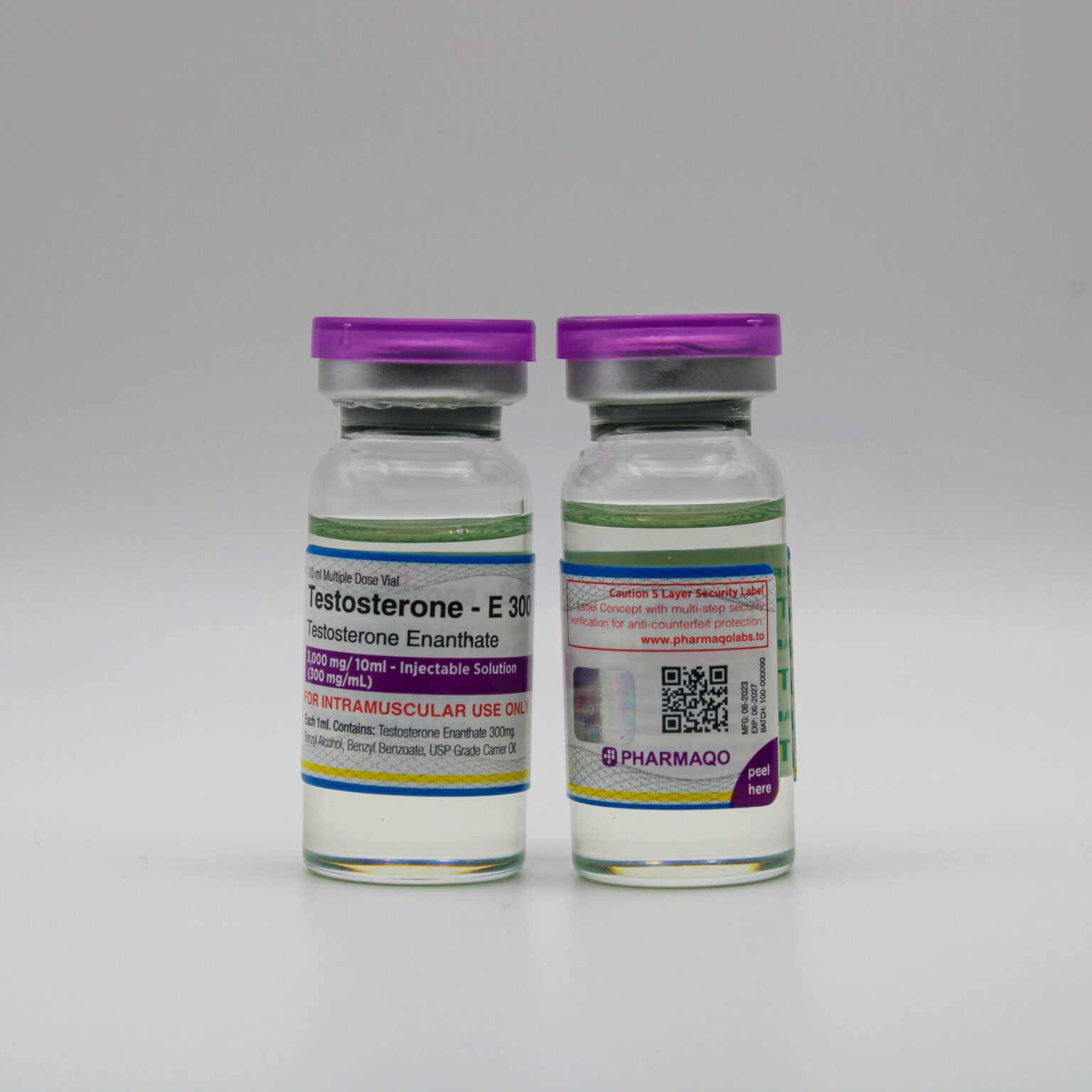 Pharmaqo Labs Testosterone-E 300 – Test E - Image 3